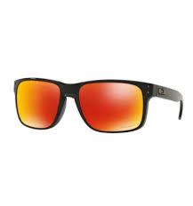 HOLBROOK Polished BLACK PRIZM RUBY POLARIZED
