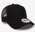 Casquette NEW ERA New York Yankees Clean Black On Black A-Frame Trucker Cap 11579474 newera