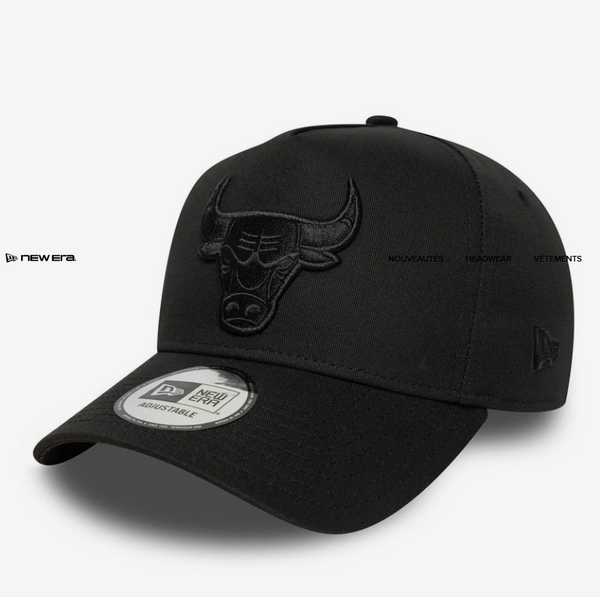 CASQUETTE NEW ERA NBA ESSANTIAL EFRAME CHICAGO BULLS NOIR 60675532 newera