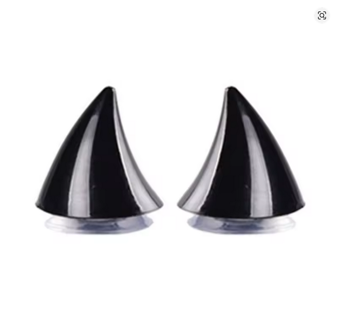 DECORATION CORNE DE DIABLE POUR CASQUE