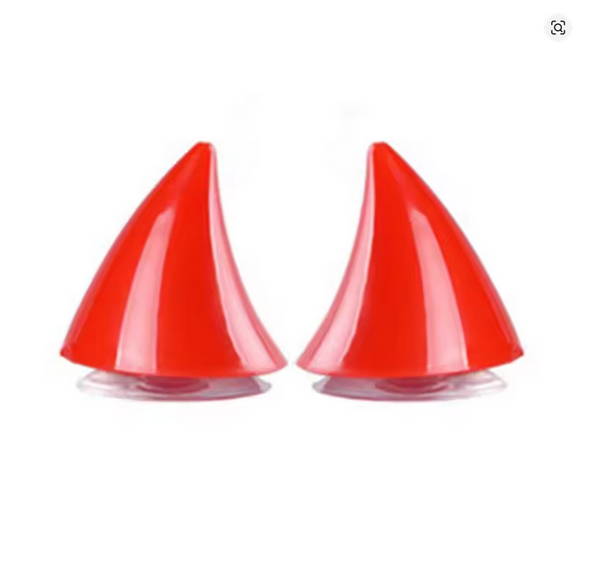 DECORATION CORNE DE DIABLE POUR CASQUE
