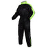 COMBINAISON DE PLUIE MOTO TYPHOON 1 PIECE NOIR JAUNE FLUO
