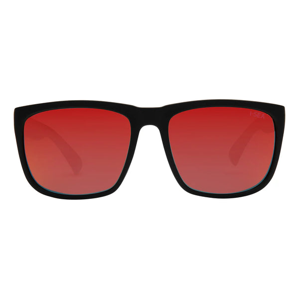 LUNETTE SOLAIRE I-SEA WYATT BLACK RED