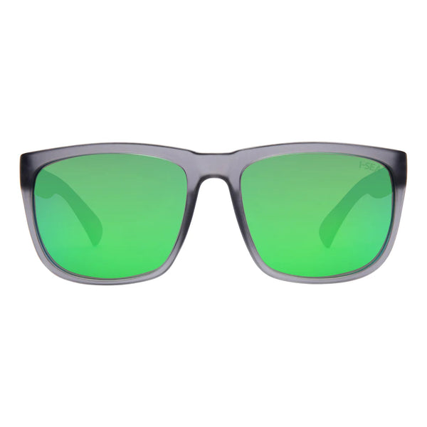 LUNETTE SOLAIRE I-SEA WYATT TRANS GRY VERT