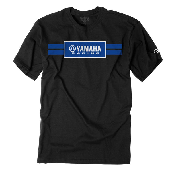 Tee-Shirt Yamaha Racing Stripes Noir Bleu FX