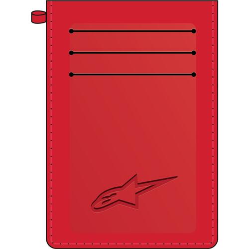 PORTE CARTE ALPINESTARS ROUGE