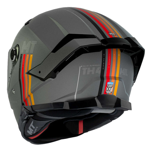 CASQUE MT HELMETS MT FF118 SV THUNDER 4 SV MIL C2 MATT GRAY