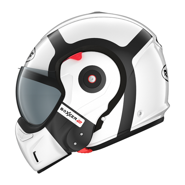 CASQUE ROOF R09 BOXXER 2 BOND BLANC NOIR 60202258