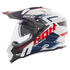 CASQUE  CROSS NOX  N312 VAPOR BLEU BLANC ROUGE