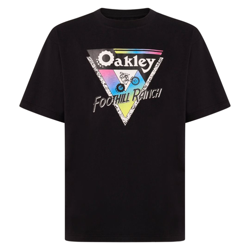 TEE-SHIRT OAKLEY EN NEW RETRO TEE TRIANGLE 1.0 F0A406340 BLK FD