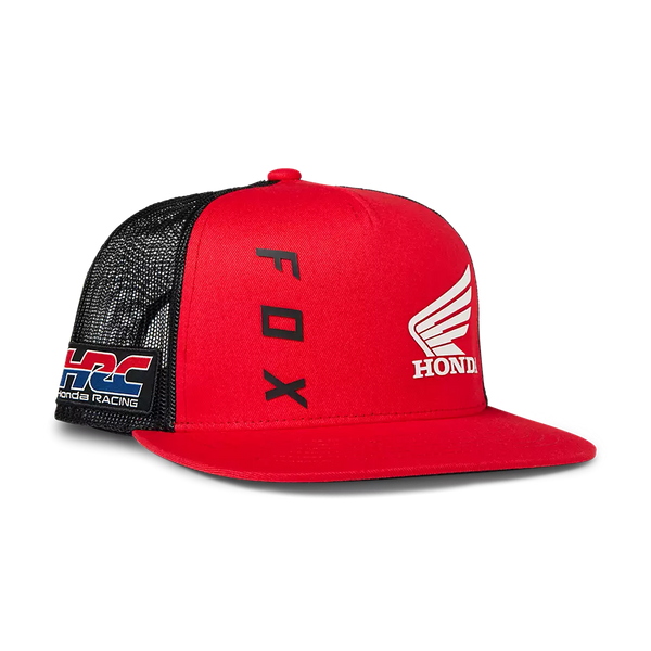 CASQUETTE FOX RACING FOX X HONDA SNAPBACK FLAME RED 30662-122-OS