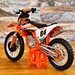 MINIATURE 1/18 MOTO RED BULL KTM 450 SX-F FACTORY EDITION 2018 51073  BURAGO