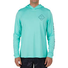 SWEAT-SHIRT SALTY CREW TIPPET HOOD SUNSHIRT SEAFOAM 20135323