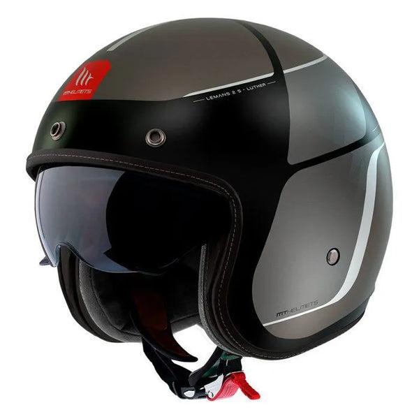 CASQUE MT HELMETS LE MANS 2 SV S LUTHER B12 MATT