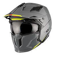 CASQUE MT HELMETS STREETFIGHTER  SV S A22 GLOSS GREY