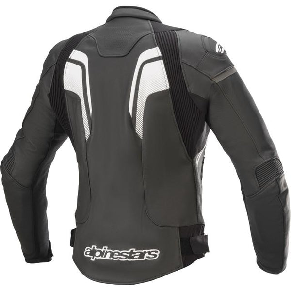 Blouson homologué Alpinestars Stella Gp Plus R V3 Leather Jacket Black White PRM26