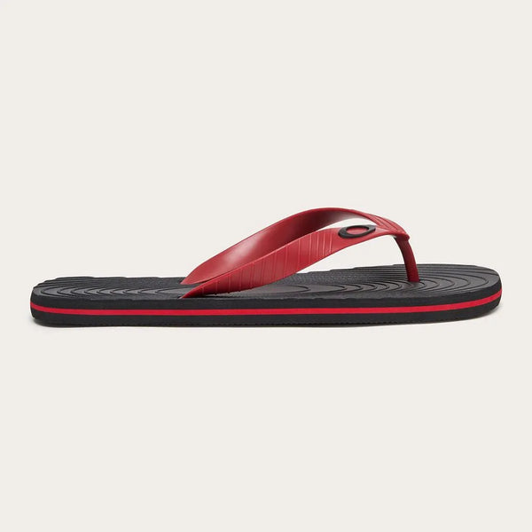 SAVATES OAKLEY CATALINA FLIP FLOP NOIR/ROUGE 64029910