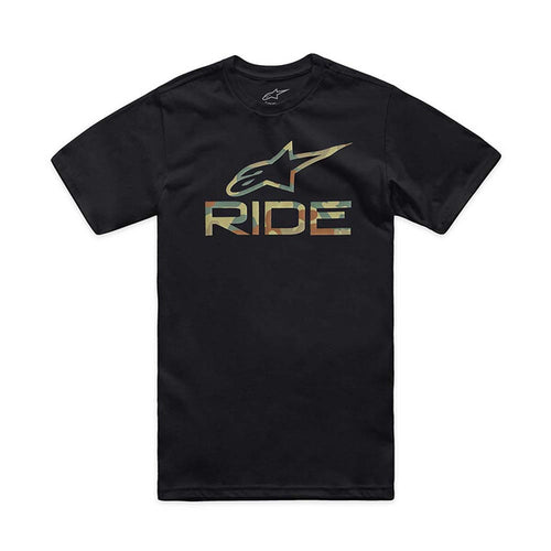 TEE SHIRT ALPINESTARS RIDE 4.0 CAMO CSF TEE BLACK 1214 73114 10