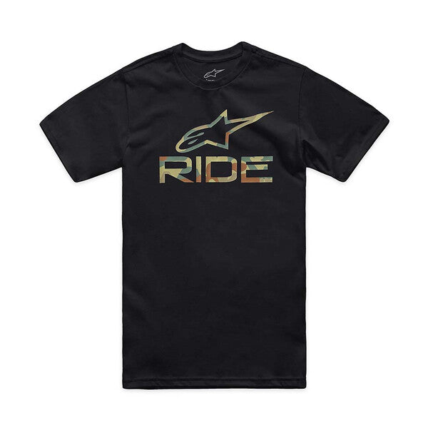TEE SHIRT ALPINESTARS RIDE 4.0 CAMO CSF TEE BLACK 1214 73114 10