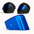 VISIERE BLEU CASQUE VITO FLIP UP