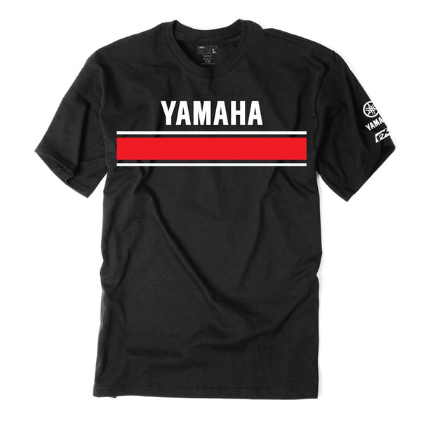 Tee-Shirt Yamaha Retro Noir Rouge FX