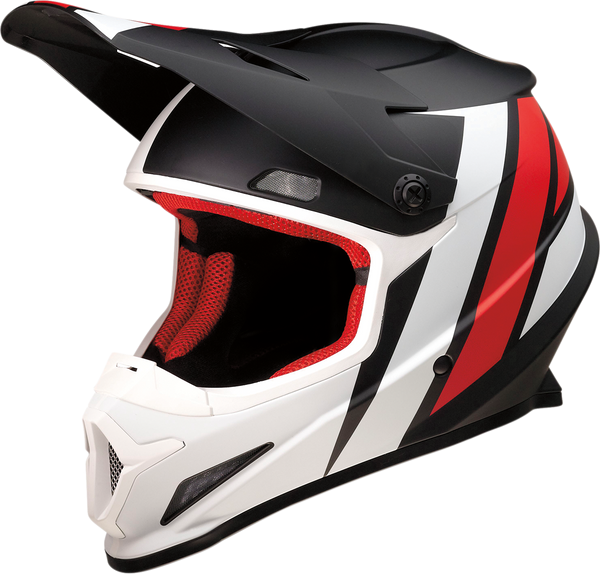 Casque Cross Z1R Rise Noir/Blanc/Rouge