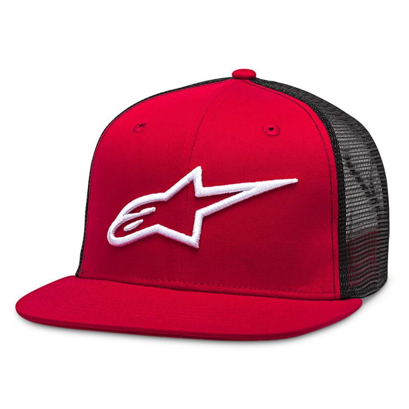 Casquette Alpinestars Corp Trucker Red Black