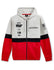 Sweat-shirt Alpinestars Position Zip Hoodie silver Black Red 1212-53022