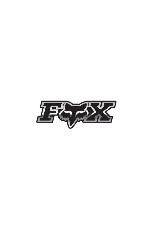 Stickers Autocollant Fox Racing Corporate 3 Chrome