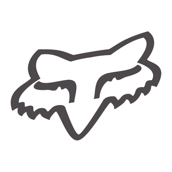 Stickers Autocollant Fox Racing Head Tdc 2 noir