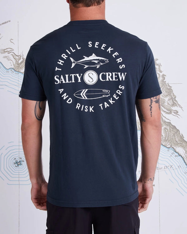 tee-shirt salty crew flip flop premium S/S pocket t