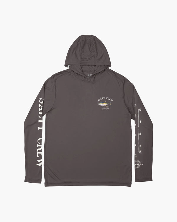 Sweat-Shirt Salty Crew Protection Uv 40 Ahi Mount Hood Sunshirt Charcol 20135325