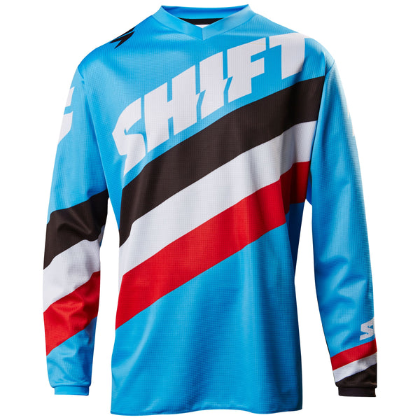 Maillot Cross Shift Whit Tarmac Jersey Bleu