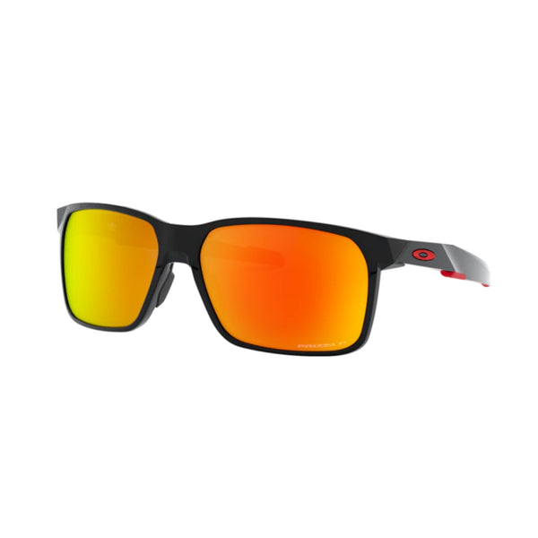 Lunette Oakley Portal X Polished black Prizm Ruby polarisé