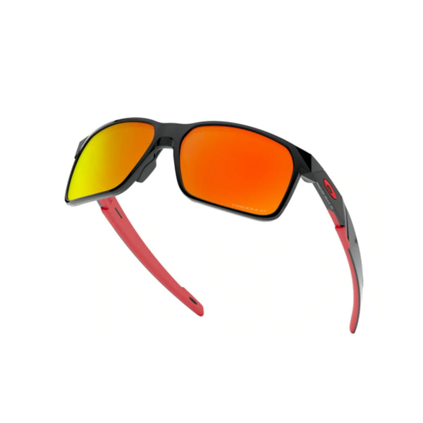 Lunette Oakley Portal X Polished black Prizm Ruby polarisé