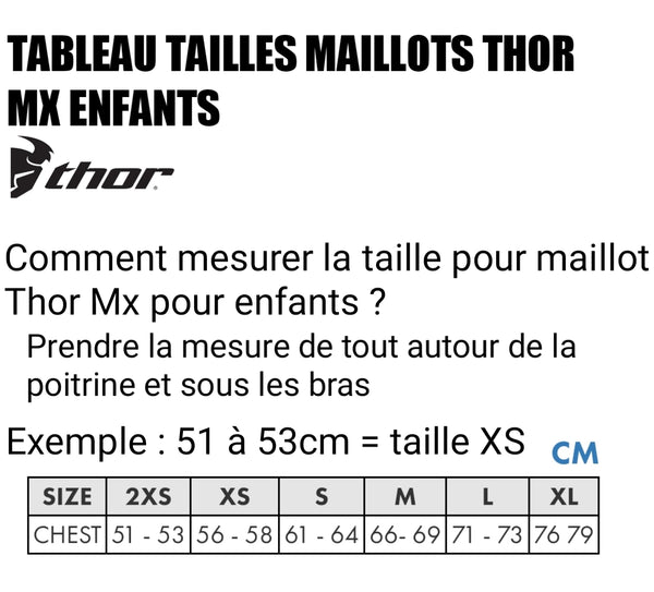 Maillot Cross Enfant Thor Youth Sector Link Red Jersey