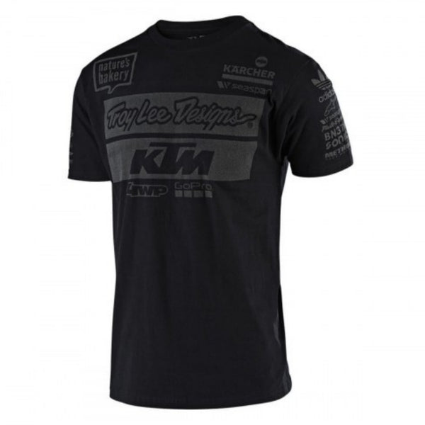 Tee-Shirt Troy Lee KTM Noir