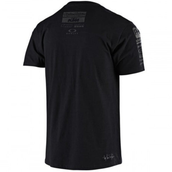 Tee-Shirt Troy Lee KTM Noir