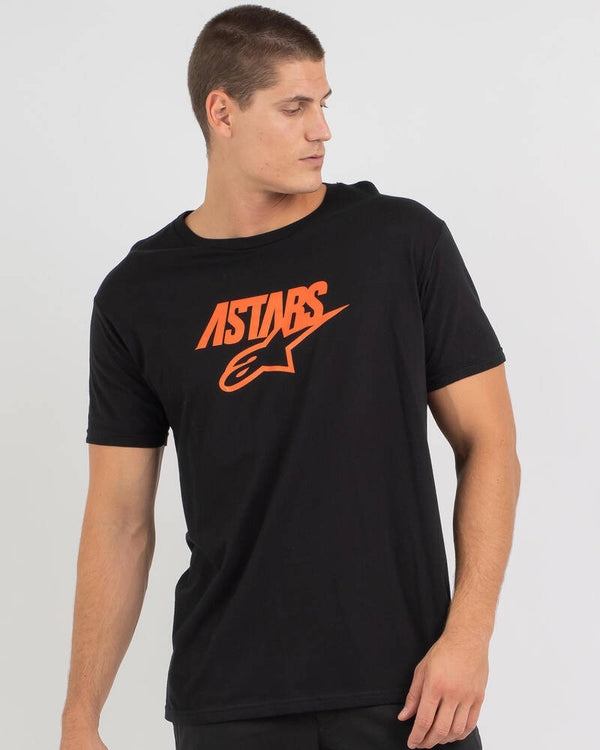Tee-shirt alpinestars Mixit Noir Orange 1213-72008