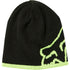 Bonnet Fox Racing Streamliner Reversible Noir Jaune Fluo