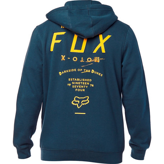 Sweat-shirt Fox Racing Darkside Zip Fleece Bleu
