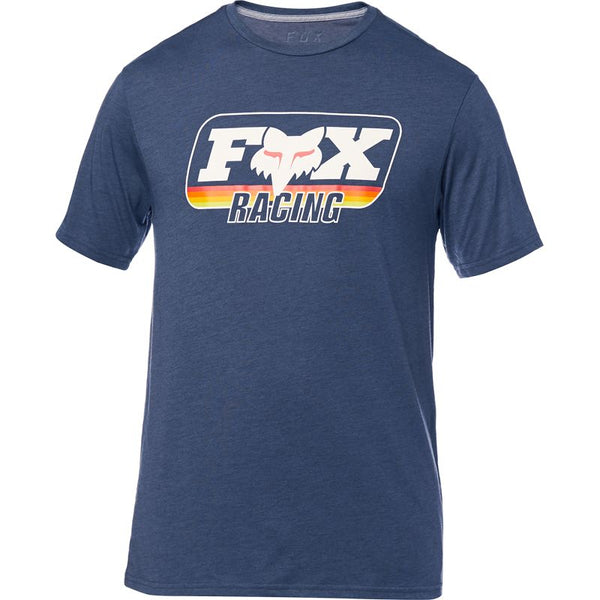 Tee-Shirt Fox Racing Throwback Bleu