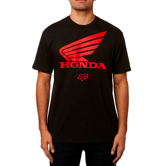Tee-Shirt Fox Racing Honda SS tee noir Soldes
