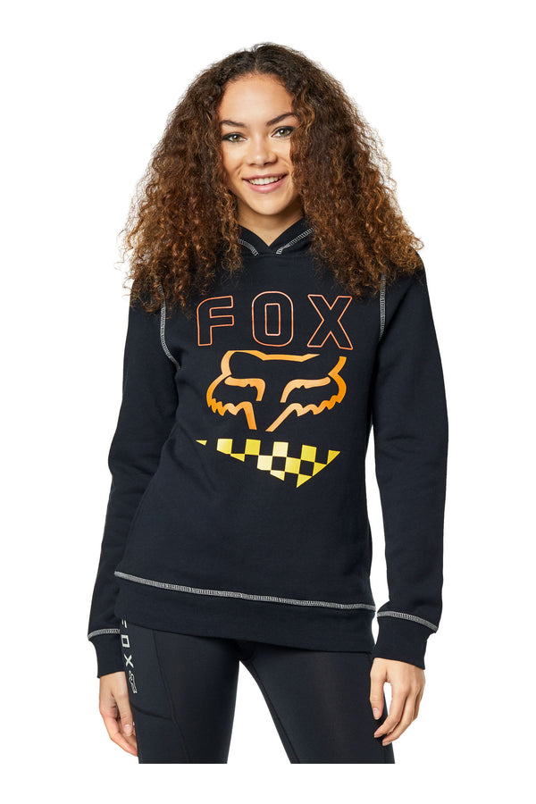 DESTOCKAGE Sweat-shirt Fox Racing Richter Pullover Fleece Femme Noir