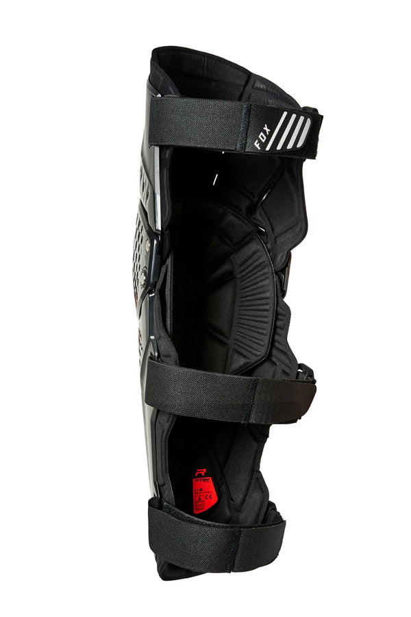 Genouillères Fox Racing Titan Pro D30 Knee Guard Noir