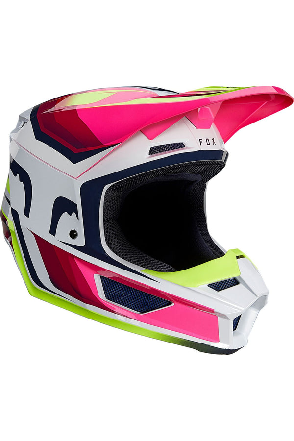 Casque Fox Racing V1 Tro Helmet Jaune Fluo