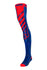 Chaussettes Fox Racing Mach One Knee Brace Sock Bleu Rouge
