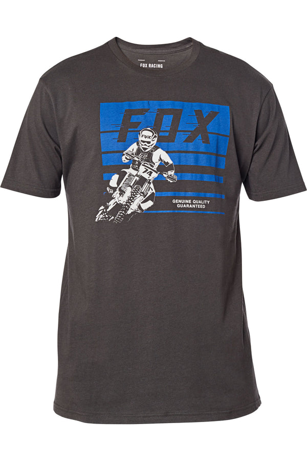 Tee-Shirt Fox Racing Advantage ss Premium Blanck Vintage Soldes