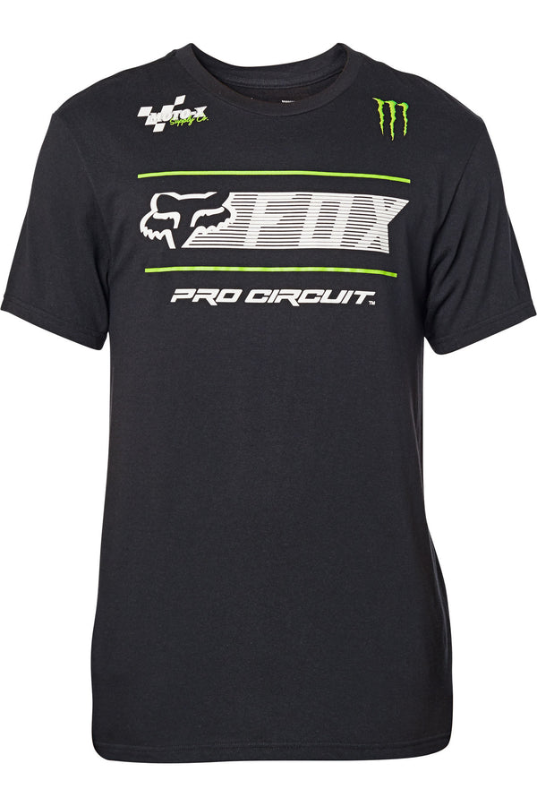 Tee-Shirt Fox Racing Pro Circuit Black Soldes