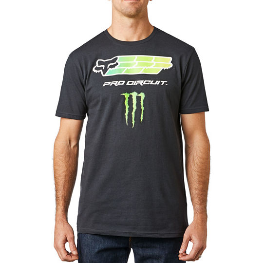 Tee-Shirt Fox Racing Monster Pro Circuit Premium tee noir